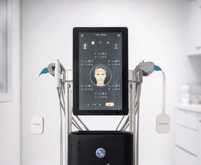 WA Face professional facial treatment system for aesthetic clinics, shown from the front